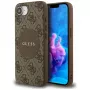 Guess 4G Circle Classic Logo MagSafe -kotelo iPhone 16e (ruskea)