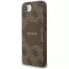 Guess 4G Circle Classic Logo MagSafe -kotelo iPhone 16e (ruskea)