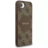 Guess 4G Circle Classic Logo MagSafe -kotelo iPhone 16e (ruskea)