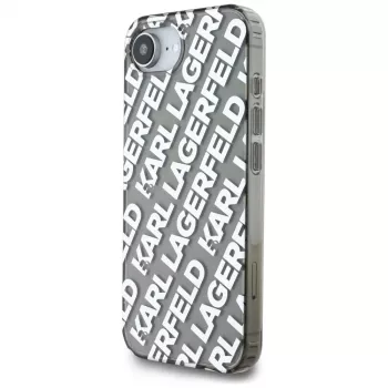 KARL LAGERFELD IML Repeat Logo -kotelo Apple iPhone 16e / 17e, hopea