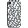 KARL LAGERFELD IML Repeat Logo -kotelo Apple iPhone 16e / 17e, hopea