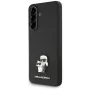 Karl Lagerfeld Saffiano -kotelo K&C Metal -logolla Samsung Galaxy A36, musta