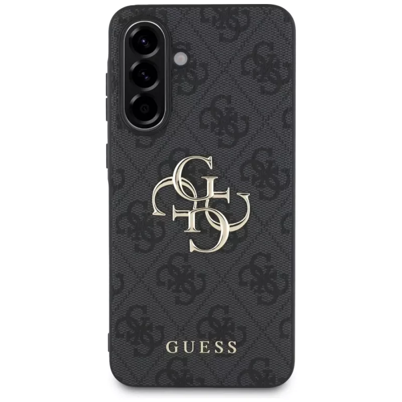Guess Big 4G Logo Classic Logo -kotelo Samsung Galaxy A56 5G, musta