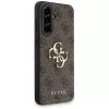 Guess Big 4G Logo Classic Logo -kotelo Samsung Galaxy A56 5G, ruskea