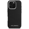 KARL LAGERFELD FW Stamped Karl MagSafe -kotelo iPhone 16 Pro, musta