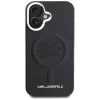 Karl Lagerfeld Initial & Metal Logo MagSafe -kotelo Apple iPhone 16, musta