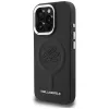 Karl Lagerfeld Initial & Metal Logo MagSafe -kotelo iPhone 16 Pro, musta