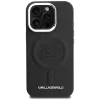 Karl Lagerfeld Initial & Metal Logo MagSafe -kotelo iPhone 16 Pro, musta