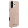 Karl Lagerfeld Initial & Metal Logo MagSafe -kotelo iPhone 16 Plus, pinkki