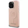 KARL LAGERFELD Initial & Metal Logo MagSafe -kotelo iPhone 16 Pro Max, pinkki