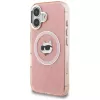Karl Lagerfeld IML Choupette Head Logo MagSafe -kotelo Apple iPhone 16, pinkki