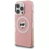 Karl Lagerfeld IML Choupette Head Logo MagSafe -kotelo Apple iPhone 16 Pro Max, pinkki