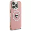 Karl Lagerfeld IML Choupette Head Logo MagSafe -kotelo Apple iPhone 16 Pro Max, pinkki