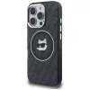 Karl Lagerfeld IML Choupette Head Logo MagSafe -kotelo iPhone 16 Pro, musta