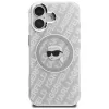 Karl Lagerfeld IML Karl Head Logo MagSafe -suojakotelo iPhone 16, harmaa