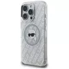 KARL LAGERFELD IML Karl Head Logo MagSafe -suojakotelo Apple iPhone 16 Pro, harmaa
