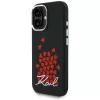 KARL LAGERFELD Silicone Heart SignLogo MagSafe -suojakotelo Apple iPhone 16 - musta