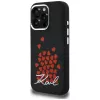 Karl Lagerfeld Silicone Heart SignLogo MagSafe -suojakotelo iPhone 16 Pro, musta