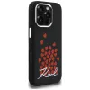 Karl Lagerfeld Silicone Heart SignLogo MagSafe -suojakotelo iPhone 16 Pro, musta