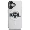 KARL LAGERFELD IML Karl Sketch Logo MagSafe -suojakotelo iPhone 16, läpinäkyvä