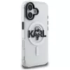KARL LAGERFELD IML Karl Sketch Logo MagSafe -suojakotelo iPhone 16, läpinäkyvä