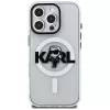 KARL LAGERFELD IML Karl Sketch Logo MagSafe -suojakotelo Apple iPhone 16 Pro, läpinäkyvä