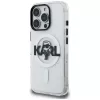 Karl Lagerfeld IML Karl Sketch Logo MagSafe -suojakotelo iPhone 16 Pro Max, läpinäkyvä
