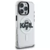 Karl Lagerfeld IML Karl Sketch Logo MagSafe -suojakotelo iPhone 16 Pro Max, läpinäkyvä