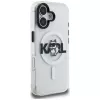 Karl Lagerfeld IML Choupette Sketch Logo MagSafe -suojakotelo iPhone 16, läpinäkyvä