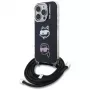 KARL LAGERFELD IML Crossbody -suojakotelo iPhone 16 Pro, musta