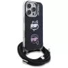 KARL LAGERFELD IML Crossbody -suojakotelo iPhone 16 Pro, musta