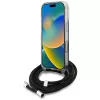 KARL LAGERFELD IML Crossbody -suojakotelo iPhone 16 Pro, musta