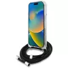KARL LAGERFELD IML Crossbody -suojakotelo Apple iPhone 16 Pro, valkoinen