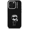 KARL LAGERFELD Silicone Karl Sketch MagSafe -suojakotelo Apple iPhone 16 Pro Max, musta