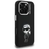 KARL LAGERFELD Silicone Karl Sketch MagSafe -suojakotelo Apple iPhone 16 Pro Max, musta