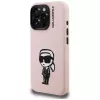 KARL LAGERFELD Silicone Karl Sketch MagSafe -suojakotelo iPhone 16 Pro Max, pinkki