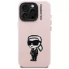 KARL LAGERFELD Silicone Karl Sketch MagSafe -suojakotelo iPhone 16 Pro Max, pinkki