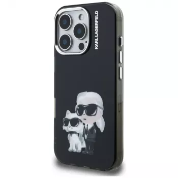 KARL LAGERFELD IML Aquarelle -suojakotelo Apple iPhone 16 Pro - musta