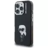 Karl Lagerfeld IML Aquarelle Karl & Logo -suojakotelo Apple iPhone 16 Pro, musta