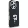Karl Lagerfeld IML Aquarelle Karl & Logo -suojakotelo Apple iPhone 16 Pro, musta