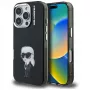 Karl Lagerfeld IML Aquarelle Karl & Logo -suojakotelo iPhone 16 Pro Max, musta