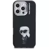 Karl Lagerfeld IML Aquarelle Karl & Logo -suojakotelo iPhone 16 Pro Max, musta