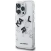 Karl Lagerfeld IML Sketched Graphic -suojakotelo iPhone 16 Pro, läpinäkyvä