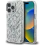 KARL LAGERFELD IML Karl ScriptPattern MagSafe -kotelo Apple iPhone 16 Pro Max - valkoinen
