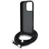 Karl Lagerfeld Crossbody GrainedPattern & Logo -puhelinkotelo Apple iPhone 16 Pro Max, musta