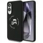 KARL LAGERFELD Silicone Double Heads and Circle MagSafe Case Samsung Galaxy S25 Edge, musta