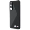 BMW Leder Oversized Stripes MagSafe -kotelo Samsung Galaxy S25 Edge musta