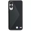 BMW Leder Oversized Stripes MagSafe -kotelo Samsung Galaxy S25 Edge musta