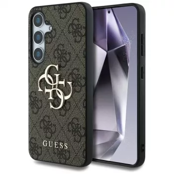 Guess Big 4G Logo Classic Logo -kotelo Samsung Galaxy S25+ (ruskea)