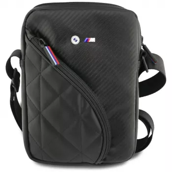 BMW Carbon Pockets & Metal Logo 8 musta älypuhelinkotelo